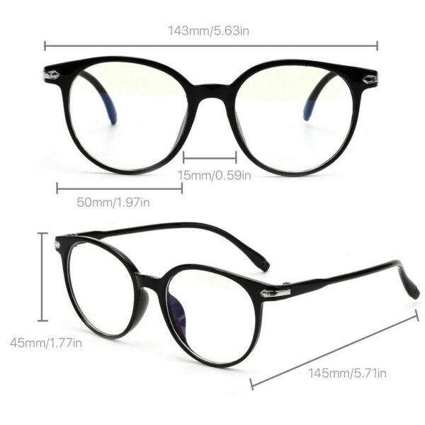 Blaulicht Brille Metall reduziert Augenstress bei Gaming und langer Bildschirmzeit