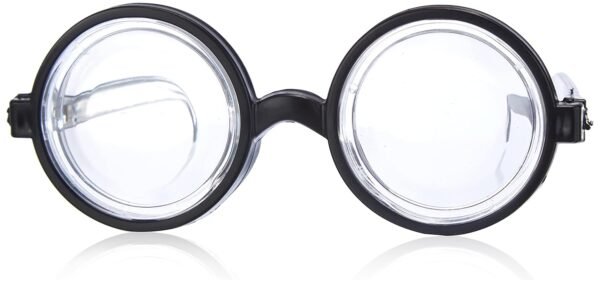 Boland Nerdbrille Schwarz klassische Hornbrille für unvergessliche Mottopartys und Fasching