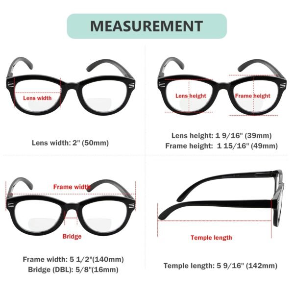 Eyekepper Bifokale Lesebrille mit stilvollem Design und komfortabler Passform für Damen