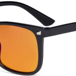 Eyekepper Blau Licht Blockierung Computer Glasquadrat Nerd Brille mit Orange Linse schwar