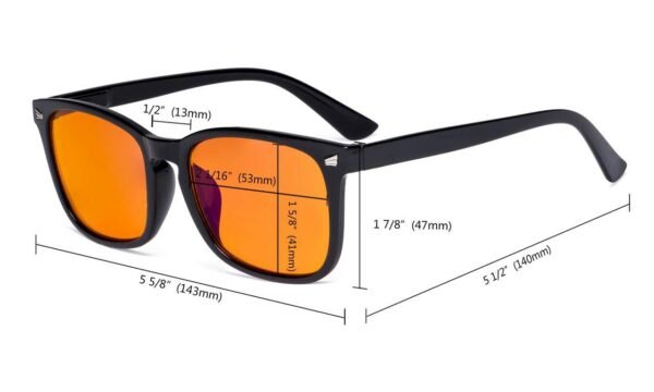 Eyekepper Blaulichtfilter Brille mit 12-Schichten Schutz für entspanntes Sehen am Bildschirm