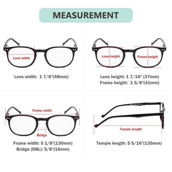 Eyekepper Lesebrille im 5er-Pack perfekte Kombination aus Stil und Funktionalität