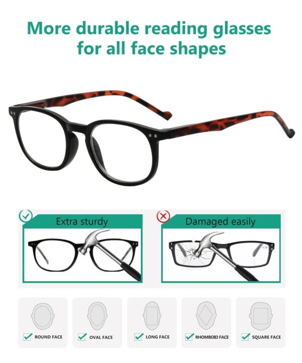 Eyekepper Lesebrille im 5er-Pack perfekte Kombination aus Stil und Funktionalität