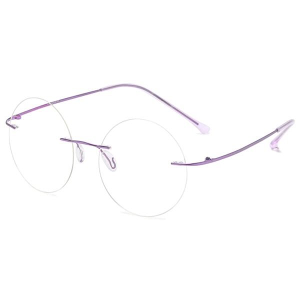 KOOSUFA Titan randlose Lesebrille mit Blaulichtfilter für entspanntes Sehen