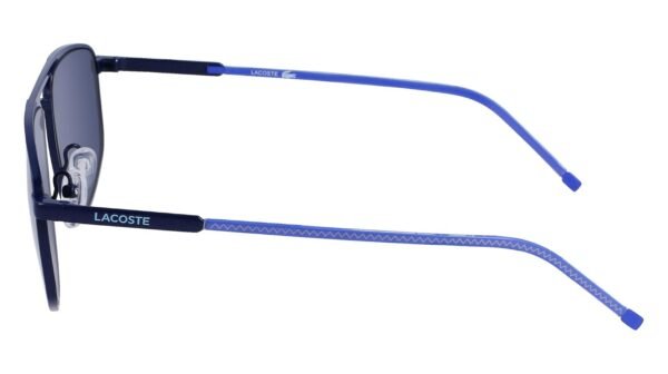 Lacoste L254S Sonnenbrille Unisex matte blaue Gläser mit schützendem Etui