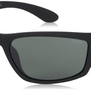Polaroid PLD 7005/S Herren-Sonnenbrille mit flexiblen Bügeln, Grün, 63/17/123