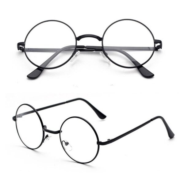 Retro Brille mit runden Kupfergläsern perfekt für Beatles Kostüm und Cosplay Spaß