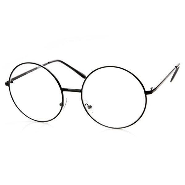 Retro Brille mit runden Kupfergläsern perfekt für Beatles Kostüm und Cosplay Spaß