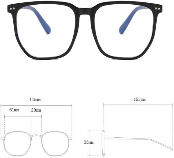 Stylische Blaufilterbrille Retro Modell 299 schützt Augen und setzt Trends