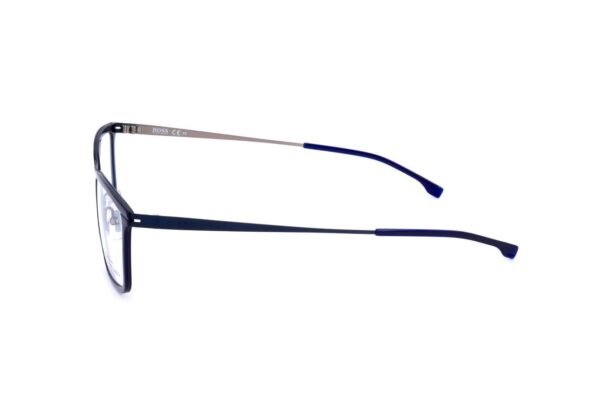 Stylische BOSS 1242 Herren Sonnenbrille aus Edelstahl mit mattem Blau und Top Komfort