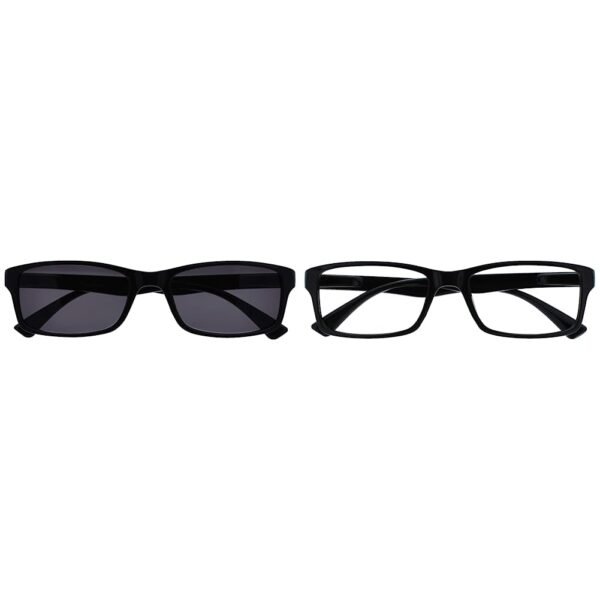 The Reading Glasses Company stilvolle UV400 Sonnenlesebrille und klassische Lesebrille im Vergleich